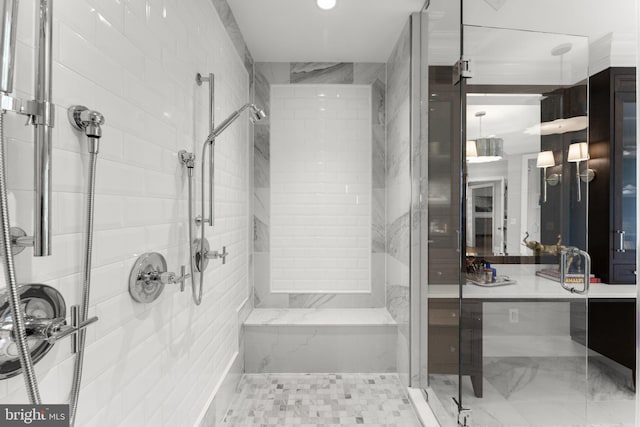 717 Miller Ave, Great Falls, VA 22066 - full bathroom featuring a shower stall and vanity