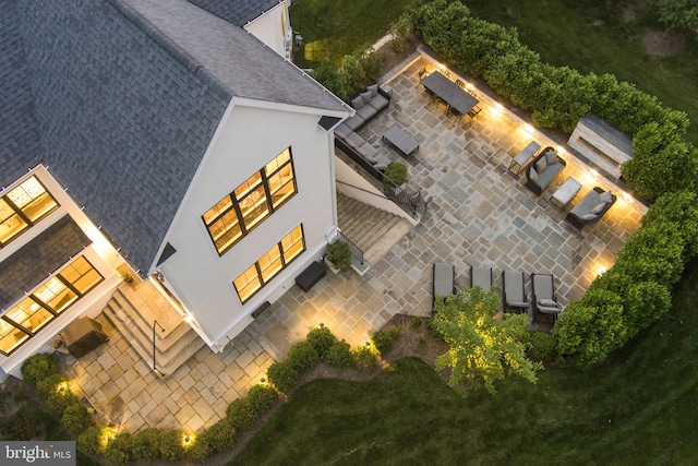 717 Miller Ave, Great Falls, VA 22066 - aerial view of property and surrounding area