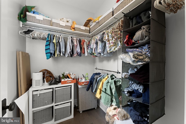 717 Miller Ave, Great Falls, VA 22066 - walk in closet featuring wood finished floors