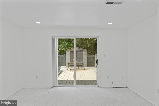 13825 Palmer House Way Unit 32-237, Silver Spring, MD 20904 - spare room featuring carpet and recessed lighting