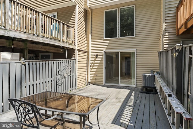 13825 Palmer House Way Unit 32-237, Silver Spring, MD 20904 - wooden deck with outdoor dining space