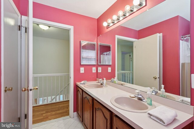 3 Prickett Ln, Hainesport, NJ 08036 - full bath featuring double vanity and tile patterned flooring