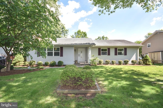 8755 Cather Ave, Manassas, VA 20110 - ranch-style house featuring a front lawn