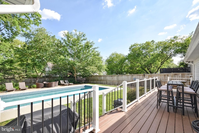 8755 Cather Ave, Manassas, VA 20110 - wooden terrace featuring a fenced backyard