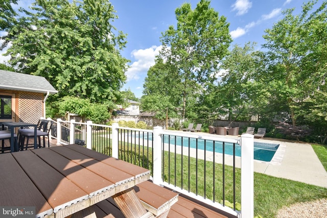8755 Cather Ave, Manassas, VA 20110 - wooden deck with outdoor dining space
