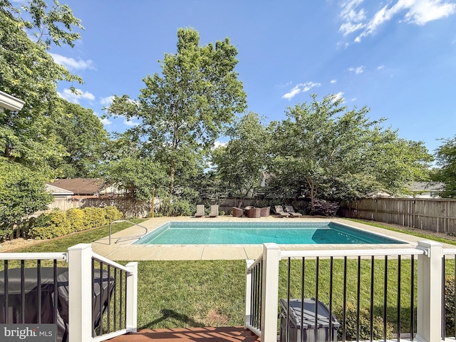 8755 Cather Ave, Manassas, VA 20110 - view of swimming pool featuring a wooden deck