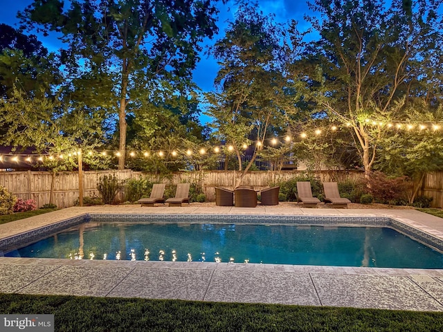 8755 Cather Ave, Manassas, VA 20110 - view of swimming pool featuring a fenced backyard and a patio