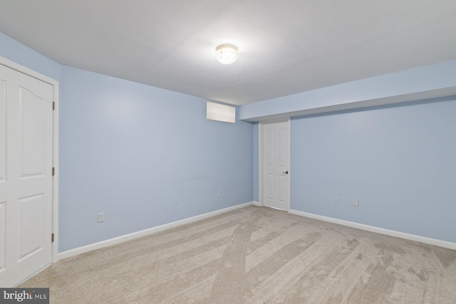 5915 Clear Ridge Rd, Elkridge, MD 21075 - finished below grade area featuring carpet and baseboards