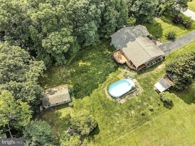 3130 Ashwood Dr, Dunkirk, MD 20754 - aerial overview of property's location featuring a pool area