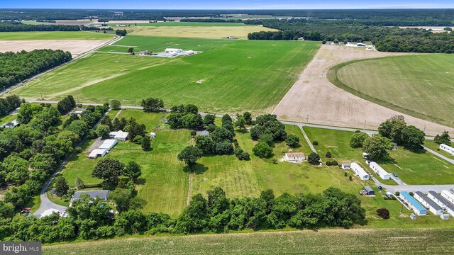 2814 Killens Pond Rd, Harrington, DE 19952 - aerial view of property's location with rural landscape and abundant farmland