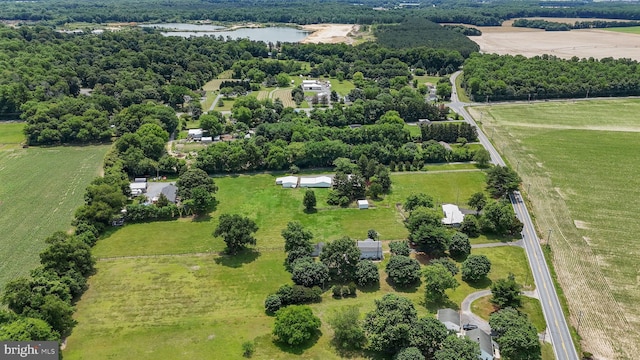 2814 Killens Pond Rd, Harrington, DE 19952 - aerial view of sparsely populated area with a large body of water