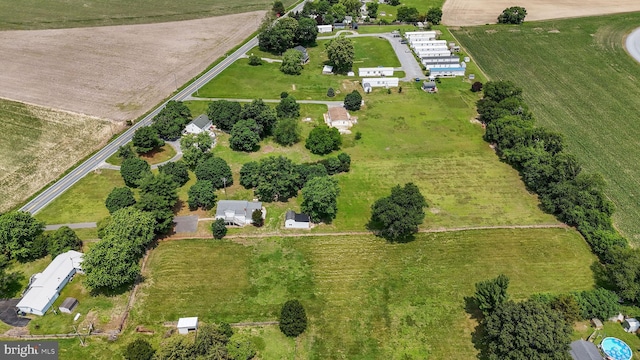 2814 Killens Pond Rd, Harrington, DE 19952 - aerial view of property and surrounding area featuring rural landscape