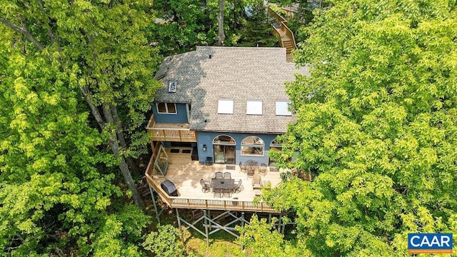 32 Stony Cove Ln, Wintergreen Resort, VA 22967 - view from above of property
