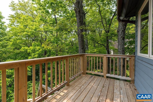 32 Stony Cove Ln, Wintergreen Resort, VA 22967 - view of wooden terrace