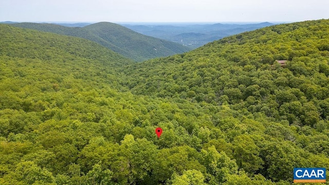 32 Stony Cove Ln, Wintergreen Resort, VA 22967 - view of mountain background with a heavily wooded area