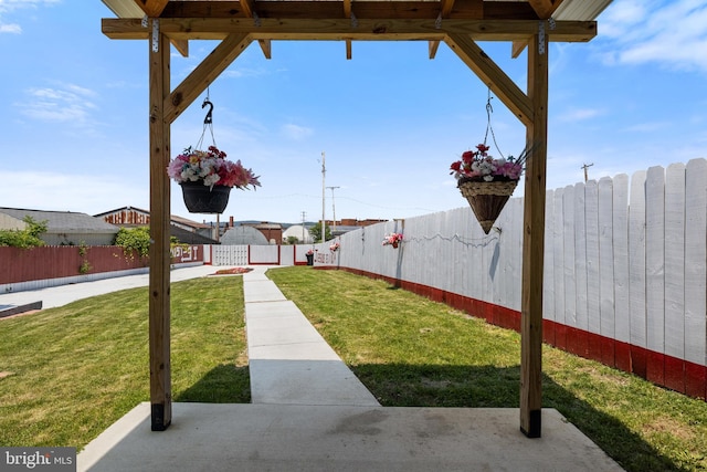263B 3rd St, Hanover, PA 17331 - fenced backyard featuring a patio area