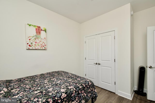 45401 Daveno Sq, Sterling, VA 20164 - bedroom with wood finished floors, baseboards, and a closet