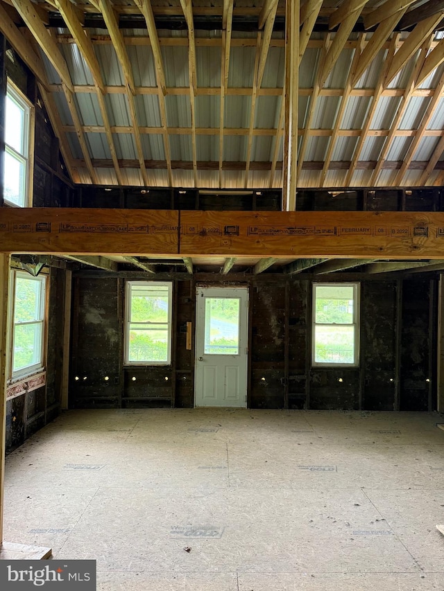 22015 Waterfall Rd, Three Springs, PA 17264 - miscellaneous room with plenty of natural light and high vaulted ceiling