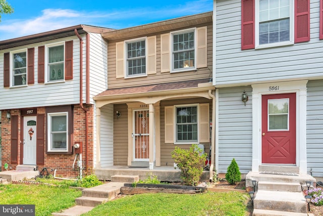 5959 Rowanberry Dr Unit 8E, Elkridge, MD 21075 - view of property featuring brick siding