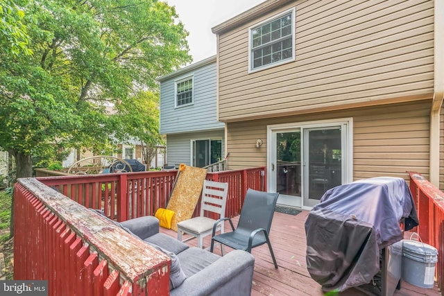 5959 Rowanberry Dr Unit 8E, Elkridge, MD 21075 - view of wooden terrace