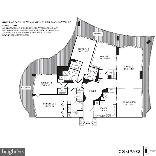 4200 Massachusetts Ave NW Unit 314, Washington, DC 20016 - view of room layout