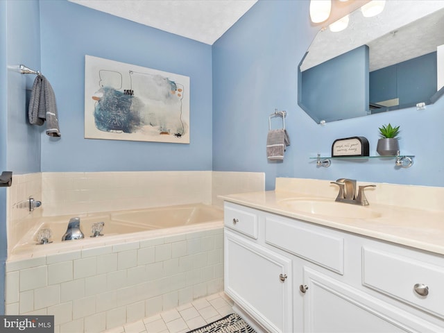 6505 Springwater Ct Unit 7103, Frederick, MD 21701 - full bath with vanity, tile patterned flooring, and a bath