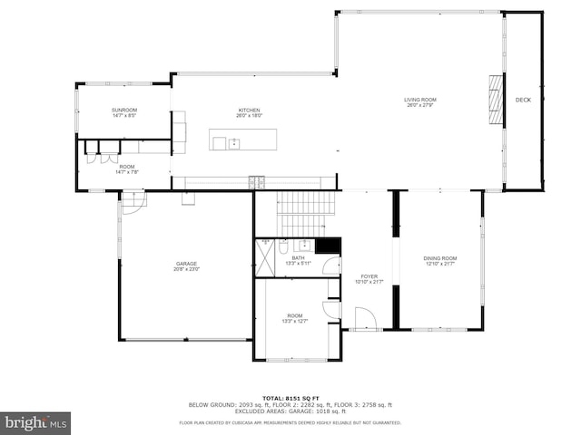 1573 Westmoreland St, Mclean, VA 22101 - floor plan / room layout