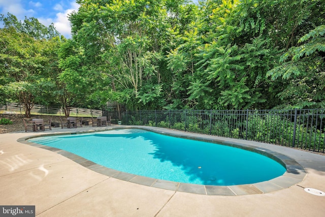 2058 Baythorne Rd, Prince Frederick, MD 20678 - view of pool with a patio and a fenced backyard