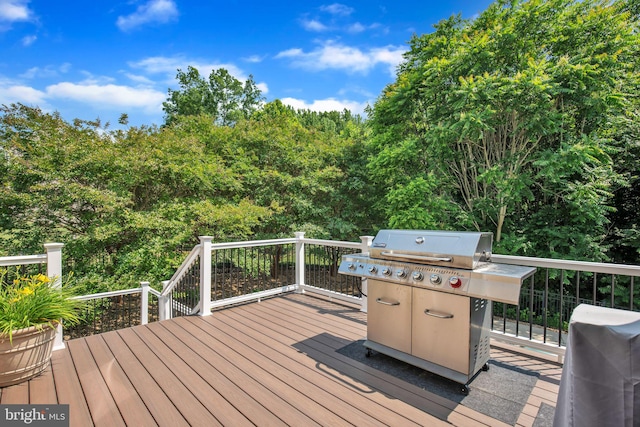 2058 Baythorne Rd, Prince Frederick, MD 20678 - deck featuring a grill