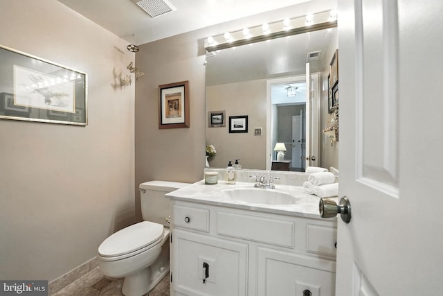 3382 Flint Hill Pl, Woodbridge, VA 22192 - half bathroom with vanity and toilet