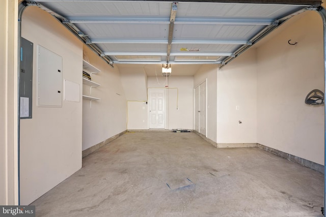 817 Fair Winds Way Unit 290, Oxon Hill, MD 20745 - garage with a garage door opener, electric panel, and baseboards