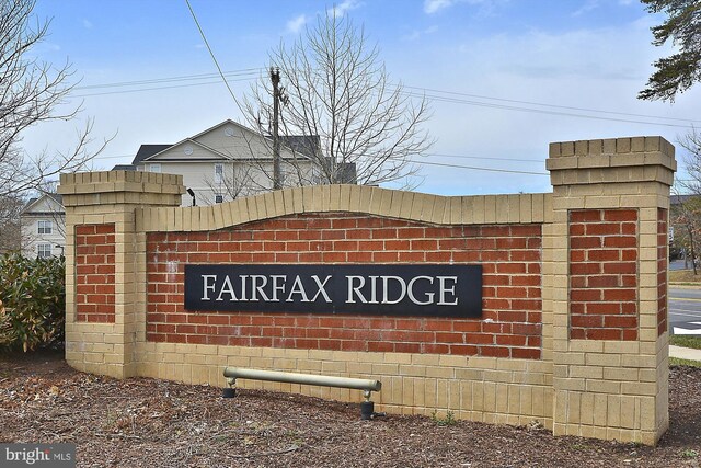 3851 Aristotle Ct Unit 1-412, Fairfax, VA 22030 - view of community / neighborhood sign