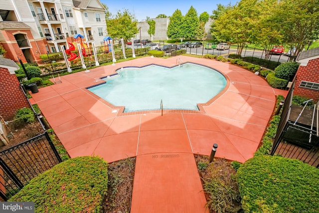 3851 Aristotle Ct Unit 1-412, Fairfax, VA 22030 - view of swimming pool