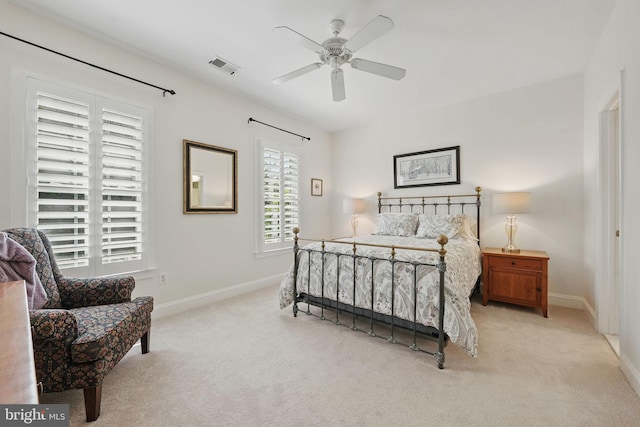 6321 Wilmington Dr, Burke, VA 22015 - bedroom featuring carpet flooring and ceiling fan