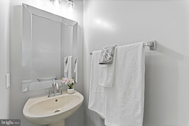 45571 Reading Ter, Sterling, VA 20166 - bathroom with a sink and toilet