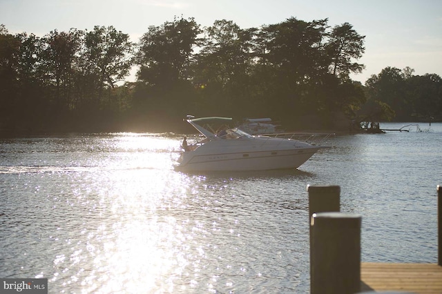 11 Inglenook Ct, Glen Burnie, MD 21060 - water view featuring a dock