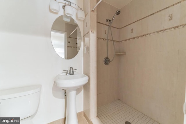 3134 Borge St, Oakton, VA 22124 - full bathroom featuring toilet and a shower stall