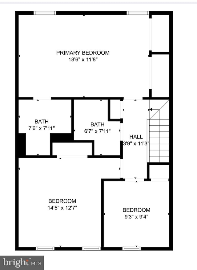 3134 Borge St, Oakton, VA 22124 - view of room layout