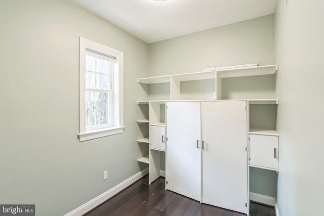 3112 Lancer Dr, Hyattsville, MD 20782 - unfurnished bedroom with dark wood finished floors and baseboards