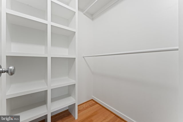 203 Yoakum Pkwy Unit 603, Alexandria, VA 22304 - walk in closet with wood finished floors