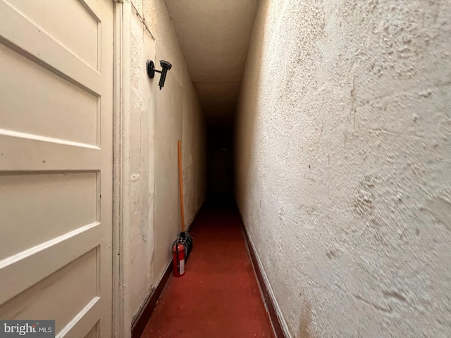 5427 Baltimore Ave, Philadelphia, PA 19143 - corridor with concrete flooring