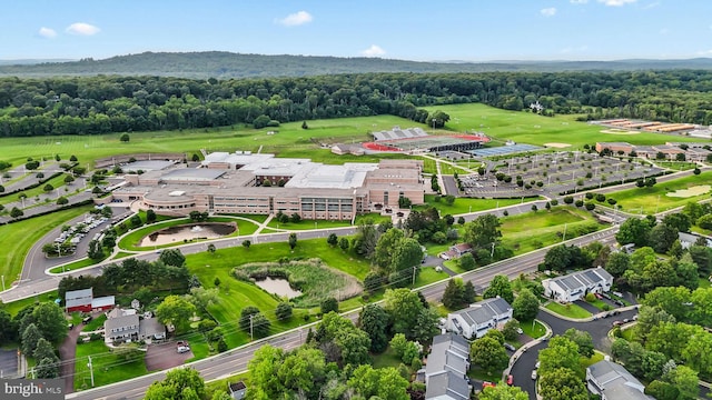 48 Deer Run Rd, Perkasie, PA 18944 - bird's eye view of a heavily wooded area and a golf course