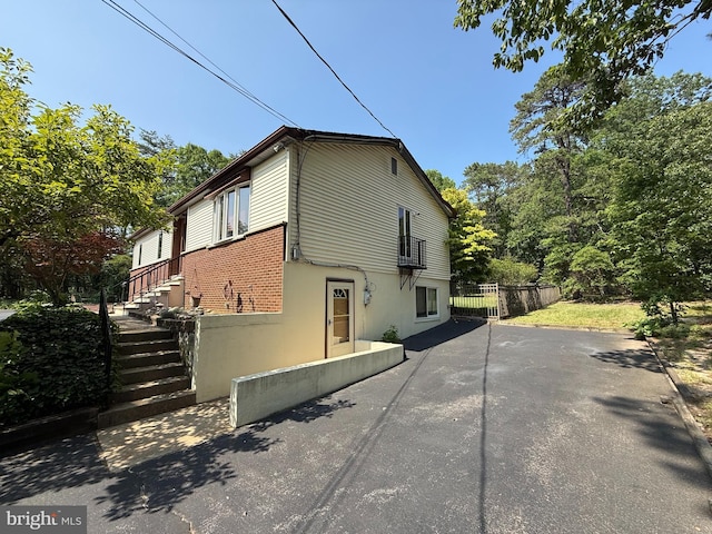 1249 Little Mill Rd, Erial, NJ 08081 - view of property exterior featuring a patio area and stucco siding