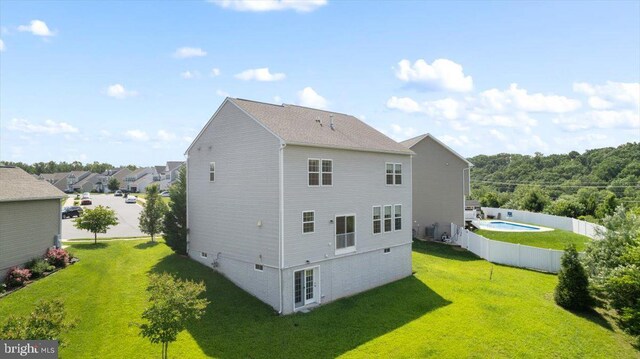 100 Taylor Ct, Stephenson, VA 22656 - rear view of property with crawl space