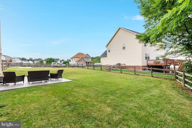 890 Shadows Dr, Front Royal, VA 22630 - fenced backyard featuring a patio area