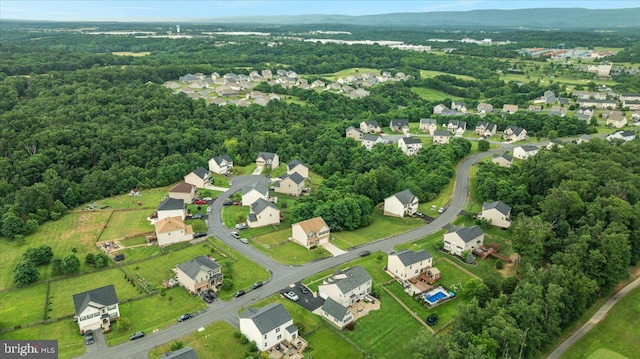 890 Shadows Dr, Front Royal, VA 22630 - aerial overview of property's location with nearby suburban area