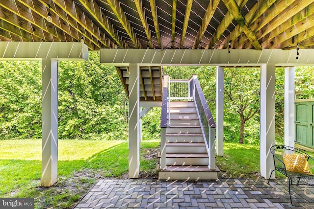 2304 Kings Forest Trl, Mount Airy, MD 21771 - view of patio with stairs