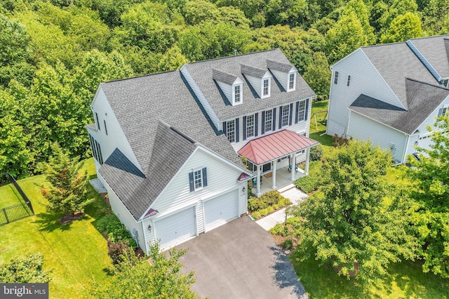 2304 Kings Forest Trl, Mount Airy, MD 21771 - view from above of property with a forest