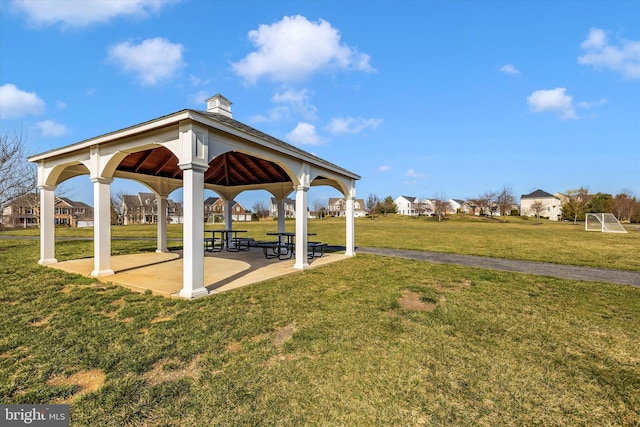 2304 Kings Forest Trl, Mount Airy, MD 21771 - view of grassy yard with a gazebo