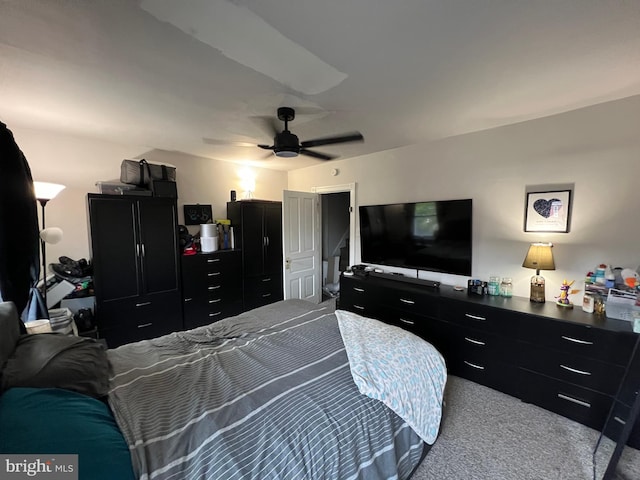 713 Juniper St, Quakertown, PA 18951 - carpeted bedroom featuring a ceiling fan